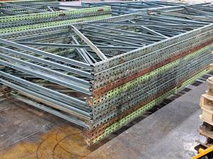 lot 544 image: Lot of (10) Pallet Racking Uprights - 5x121