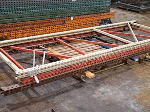 lot 548 image: Lot of (3) Pallet Racking Uprights - 4x12