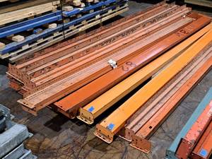 lot 526 image: Lot of (18) 9 Pallet Racking Cross Beams