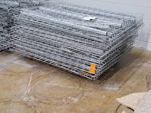 lot 569 image: Lot of (27) Pallet Racking Wire Grate Shelving - 61x46