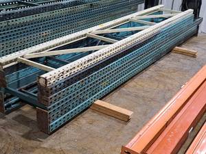 lot 571 image: Lot of (6) Pallet Racking Uprights - 2x156