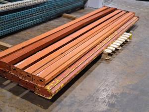 lot 572 image: Lot of (10) 12 Pallet Racking Cross Beams