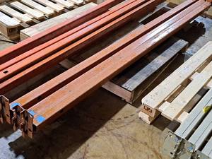 lot 585 image: Lot of (3) 8 Pallet Racking Cross Beams