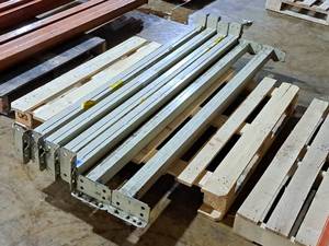 lot 586 image: Lot of (6) 66 Pallet Racking Cross Beams