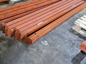 lot 590 image: Lot of (6) 92 Pallet Racking Cross Beams