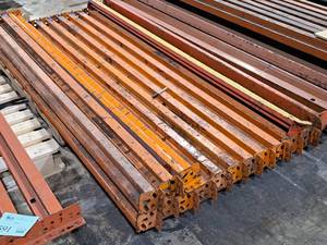 lot 592 image: Lot of (17) 87 Pallet Racking Cross Beams