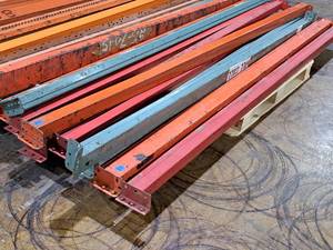 lot 1061 image: Lot of (12) 9 Pallet Racking Cross Beams