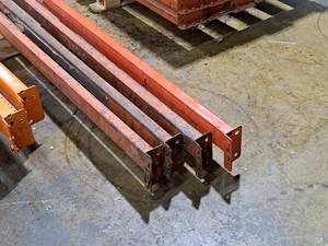 lot 1062 image: Lot of (4) 12 Pallet Racking Cross Beams