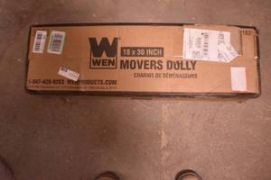 lot 5 image: WEN 721830 1320-Pound Capacity 18-by-30-Inch Hardwood Movers Dolly, 2-Pack