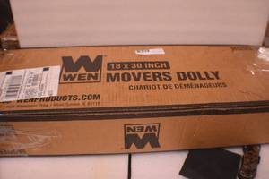 lot 12 image: WEN 721830 1320-Pound Capacity 18-by-30-Inch Hardwood Movers Dolly, 2-Pack