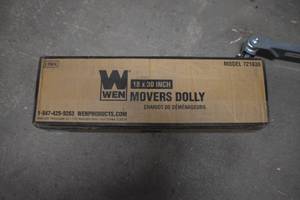 lot 20 image: WEN 721830 1320-Pound Capacity 18-by-30-Inch Hardwood Movers Dolly, 2-Pack