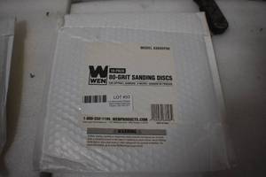 lot 33 image: 10pk 80grit Sanding disc, 10pk 40grit Sanding Disc