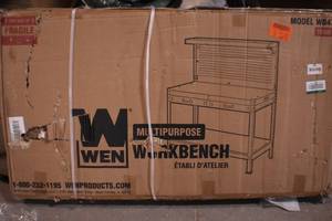 WEN WB4723T 48-Inch Workbench with Power Outlets and Light