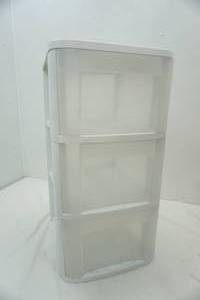 lot 16 image: Sterilite 3 drawer storage container