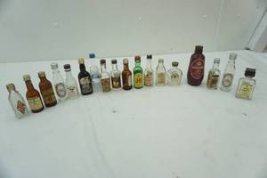 lot 53 image: Vintage mini liquor bottles