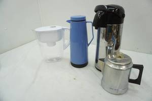 lot 65 image: Coffee Pots & Brita Water Pitcher
