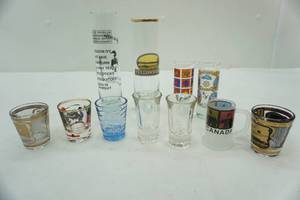 lot 87 image: Souvenir Shot Glasses