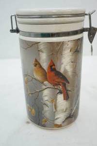 lot 117 image: Cardinal Canister 9.5