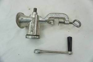 lot 118 image: vintage meat grinder