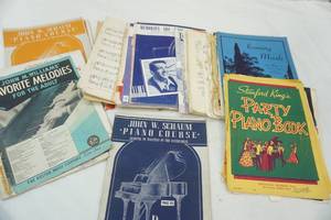 lot 168 image: Vintage Piano Books & Sheet Music