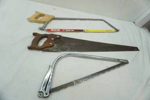 lot 183 image: hand saw lot