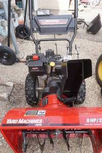 Yard Machines Snow Thrower
