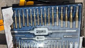 lot 41 image: Metric Tap and Die Set, 45-Piece, High Speed Steel, Includes Tap Wrench & Die Stock
