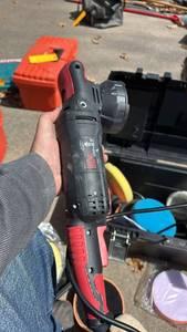 lot 43 image: Meterk S1P-GW6-150 Polisher, Corded Electric, 6-Inch Disc, with Case
