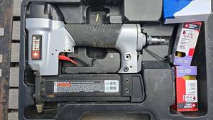 lot 82 image: Porter Cable PIN138 Pin Nailer, 23 Ga, 38 -1-38 Nails, Pneumatic