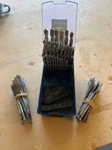 lot 174 image: Century Tool Drill Bit Set, 29 Drill Bits, Spade Bits,
