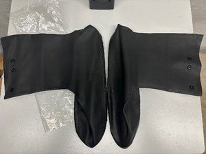 lot 94 image: MSRP $300  20 NEW DSC Rubber ShoeBoot Protectors XL -Provides great protection from pesticides, solvents & salts. Recommended for cleaning up hazardous chemical spills as a hazmat boot