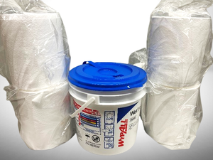 lot 10 image: MSRP $120 NEW 1 Case Kimberly Clark 06411 WypAll WetTask Customizable Wet Wiping System  Add Your Own Preferred Disinfectant or Cleaning Solution High-performance dry wipes for targeted cleaning  Ideal for medical, industrial, or facility use