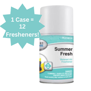 lot 5 image: NEW 1 Case (12 Each) Hillyard 7oz. Summer Fresh Level 3 Aerosol Metered Air Fresheners  Long-Lasting, Invigorating Scent  Perfect For Offices, Clinics, Or Restrooms  Factory Sealed And Ready To Refresh Any Space