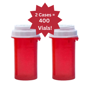 lot 9 image: MSRP $200  2 Cases (200 each per case) NEW D&ampD 10-Dram Pill Vials,&nbspMedicine & Pharmacy Pill Bottles,&nbspReversible Caps for Child SafetyEasy Open, Click-Seal Closure, UV & Moisture Resistant  For Hospitals, Clinics & Vets