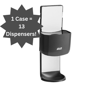 lot 16 image: MSRP $350  Open Box (13) Purell 7724-01 ES8 Touch-Free Hand Sanitizer Dispensers  Color Graphite  Advanced Automatic Dispenser  Sleek, Durable Design Hand Sanitizer Not Included