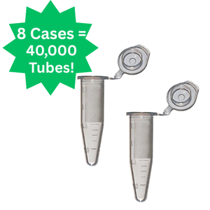 lot 59 image: WOW MSRP $1800   8 Cases (10 Packs of 500cs) of Denville C2170 1.7mL Posi-Click Boil-Proof Cap Microcentrifuge Tubes  Reliable Seal & Durability  Ideal for High-Temp Lab Applications  Bulk Lot for Clinical, Research, or Educational Use