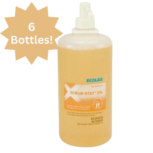 lot 69 image: MSRP $120 NEW Lot of 6 Ecolab 12 oz. Scrub-STAT Antiseptic Foam  2% Chlorhexidine Gluconate  For Cleaning Hands Before Surgery or Medical Care  Kills Germs Fast  Used by Doctors, Nurses & Hospitals  Great for Infection Control