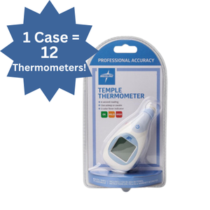 lot 81 image: Wow MSRP $600  1 Case (12 each) NEW in Box Medline MDS9698LCS Latex-Free Digital Temple Thermometers  Accurate & Easy to Use  Ideal for Clinics, Schools & Homes  Bulk Pack for Reliable Temperature Monitoring