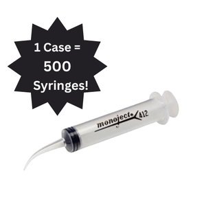lot 92 image: 1 Box (50 each) Cardinal Health 8881412012 Monoject 12mL Curved Tip Irrigation Syringes  Reliable, Accurate Fluid Delivery  Ideal for Medical, Laboratory, or Clinical Use  Bulk Supply for Professionals and Facilities