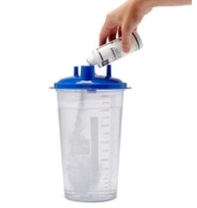 lot 76 image: MSRP $180  Lot of 60 Bottles Medline 1.7 oz. Liqui-Loc Solidifier  Encapsulates Up To 1500CC Medical Fluid Waste  Essential For Safe, Easy Disposal &nbspLiqui-Loc solidifies the contents of suction canisters, helping to reduce OR turnover time