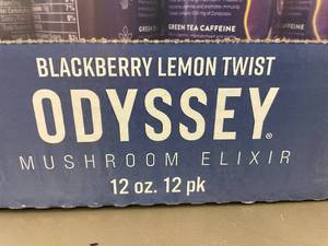 SD 3 - 12-Pack Odyssey Blackberry Lemon Twist Mushroom Elixir 12 oz Cans