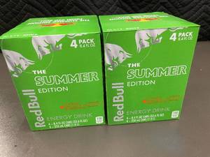 lot 12 image: RI 2 - Red Bull Summer Edition Energy Drink 4-Pack