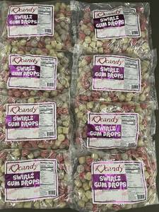 lot 442 image: Set of 8 Bags of I Heart Candy Swirlz Gum Drops