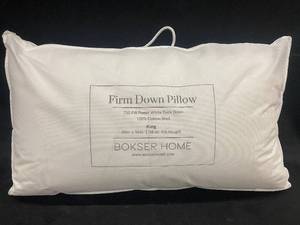 lot 12 image: Bokser Home King Size Firm Down Pillow