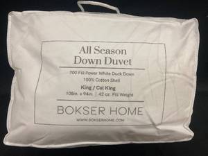 lot 14 image: BOKSER HOME KingCal King All Season Down Duvet