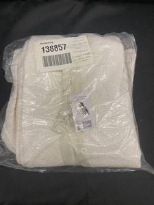 lot 25 image: Pebble Matelass Coverlet in White - 100% Cotton