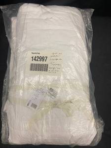lot 26 image: KingCal King Linen Quilt with Blue Stains