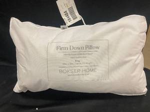 Firm Down King Pillow with Luxury White Duck Down Fill
