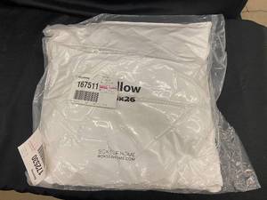 lot 62 image: Down Alternative Euro Pillow Insert 26 x 26