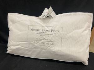 lot 63 image: Medium Down Pillow King 20x36 with 706 Fill Power